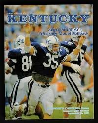 kickoff magazine vol 11 no 2 university of kentucky vs university of north big blue nation uk football kentucky kickoff magazine vol 11 no 2