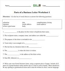 The worksheet is an assortment of 4 intriguing pursuits that will enhance your kid's knowledge and abilities. Free 8 Parts Of A Business Letter Templates In Pdf Ppt