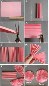 Diy Birthday Decoration At Home Wall Diy Home Decoration Furniture Wall Decoration Decorative Painting Hanging Storage Living Room Bedroom Paper Rosettes Diy Party Decorations Paper Flowers