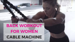 They allow us to flex, bend forward, lift and arch the lower back. Back Workout For Women Cable Machine Exercises Youtube