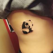 Check spelling or type a new query. Cute Simple Baby Panda Drawing Tattoo On Ribcage Entertainmentmesh