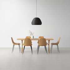 Solid wood rectangular modern 5 dining furniture sets | ebay. Mid Century 7 Piece Dining Set Off 69