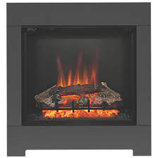 Real flame dinatale 50 in. Be Modern Serena Black Switch Control Wall Mounted Electric Fire Fires Screwfix Com