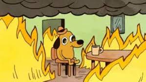 Host a call from outer space, from under the sea, or from an interior that looks straight out of good housekeeping magazine by using any of these free zoom meeting background templates. 31 Free Zoom Virtual Backgrounds How To Change Your Zoom Background This Is Fine Dog Memes This Is Fine Meme