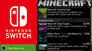How To Get Custom Resource Packs And Custom Behavior Packs For Nintendo Switch Bedrock Youtube