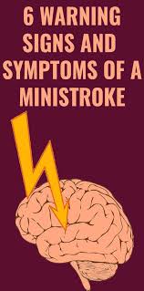 Learn More Ministroke Warning Signs And Symptoms Natural Health Remedies Health Remedies