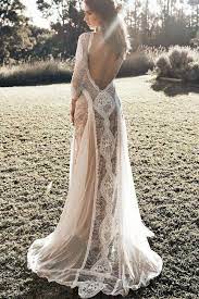 Lace Long Sleeves Boho Wedding Dresses With Open Back Long Sleeve Wedding Dress Boho Bohemian Wedding Gown Wedding Dress Long Sleeve