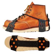 To walk on cedar roofs you will need some shoes with spikes that will give you good traction and stability. Trex 6310 Adjustable Slip On Ice Cleats Ergodyne