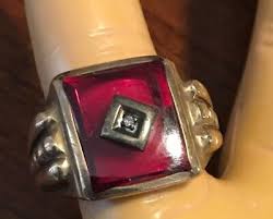 Details About Vtg Mens Dason 10k Gold Ruby Ring Sz 9 5 Weighs 6 6 Grams In 2020 With Images Ruby Ring Gold Mens Tie Bar Ruby Ring