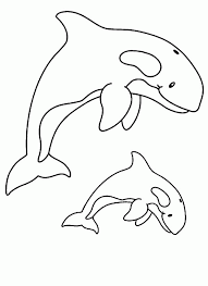 Here's a set of free printable alphabet letter images for you to download and print. Orca Whale Coloring Page Coloring Home