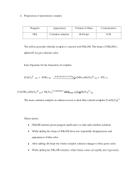 Lab Report On Copper Cycle