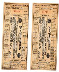 New York Central Fare Receipts Form C 3 1930s Vintage Train Ticket Vintage Ticket Free Vintage Printables