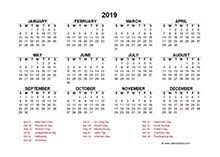 The 2019 calendar planner include both 2019 full year calendars that are 2019 single page calendar (2019 one page calendars) and 2019 monthly calendars for each month of the year on their own excel worksheet where you can add your 2019 calendar events, 2019 calendar holidays. 2019 Excel Calendar Download Free Printable Excel Templates