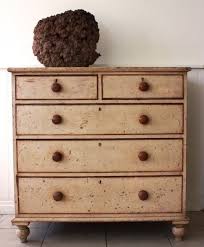 Vintage antique victorian chest of 5 drawers old painted finished pine. Original Antique Painted Pine Chest Of Drawers 44251 Sellingantiques Co Uk