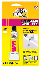 Choosing the best repair kit can make a huge difference. Porcelain Chip Fix The Original Super Glue