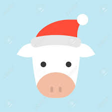 Maybe you would like to learn more about one of these? Cow Wearing Santa Hat Flat Icon Design Royalty Free Cliparts Vectors And Stock Illustration Image 126910733