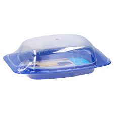 Maybe you would like to learn more about one of these? Plastic Butter Dish Box Holder Kitchen Fridge Storage With Lid Blue Cooking Dining Tableware