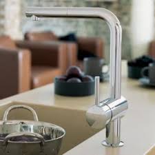 Grohe Minta Kitchen Fitting With Pull Out Spout Chrome 32168000 Kitchen Fittings Grohe Kitchen Mixer