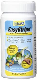 tetra easystrips 6 in 1 aquarium test strips for fresh salt water walmart com