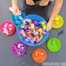 Pom Pom Ice Cubes For Sensory Play Simply Play Today In 2020 Sensory Play Play Activities Toddler Activities