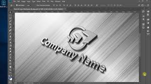 3d Steel Logo Mockup In 2020 Logo Mockup Photoshop Tutorial Photoshop