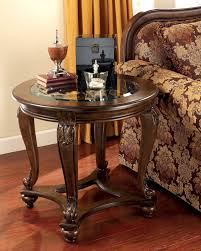 Norcastle End Table In 2020 End Tables Glass Top End Tables Oval Coffee Tables