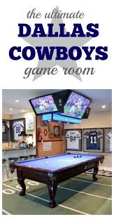 The Ultimate Game Room Dallas Cowboys Style In 2020 With Images Dallas Cowboys Style Man Cave Home Bar Cowboy Room