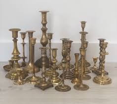 Be careful to rinse thoroughly with water and dry before replacing. Assorted Brass Candlestick Holders A Day To Remember Event Hire