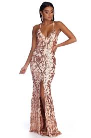 Black And Rose Gold Ball Gown Kaylani Formal Sequin Scroll Dress Blush Sequin Dress Prom Dresses Long Pink Ball Dresses