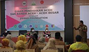 Pemkab aceh jaya gelar safari ramadhan, berikut daftar. Dinas Pendidikan Aceh Jalin Kerjasama Dengan Jissho Foundation Www Newsanalisa Com