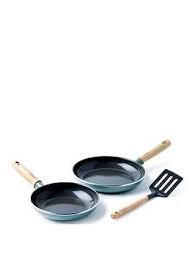 Mayflower Healthy Ceramic Non Stick 2 Piece Frying Pan Set With Spatula Ceramic Non Stick Pan Set Greenpan
