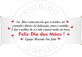 Feliz dia das mães, meu amor! Faixa Mensagem Dias Das Maes No Elo7 Loylo Grafica 1252683