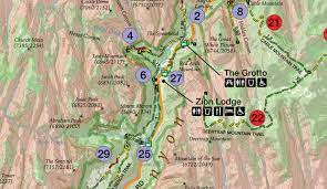 Today it's one of the most iconic parks in the country, averaging over 4 million visitors per year. Gps Tracks For Zion National Park