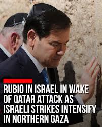 U.S. Secretary of State Marco Rubio was in Israel