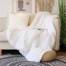 Great savings & free delivery / collection on many items. Decorative Extra Soft Faux Fur Throw Blanket 50 X 60 Solid Reversible Fuzzy Lightweight Long Hair Shaggy Blanket Fluffy Cozy Plush Fleece Microfiber Fur Blanket For Couch Sofa Bed Pure White Amazon Com Au Home