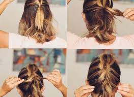 Learn the proper technique with the helpful tips from a professional hairstylist in this free video on ho. Simple Hairstyle Short Hair 10 Tutorials Easy To Do Yourself Pctr Up