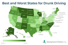 which states have the most drunk driving problems