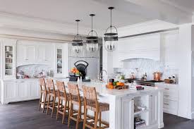 The pier is good place to have nice view in qingdao, not just good for sunsetting, but also nice view at the signal hill park. Long Marble Top Kitchen Island With Woven Counter Stools Cottage Kitchen