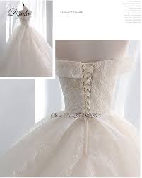 Liyuke Vintage Light Champagne Ball Gown Wedding Dress Sequin Organza Chapel Train Lace Up Bridal Dress Vestido De Boda 2019