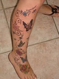 Foot And Leg Tattoos Have Gained In Popularity And We Are Seeing That So Many People Are Choosing Them Descript Butterfly Leg Tattoos Leg Tattoos Foot Tattoos