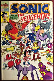 SONIC The HEDGEHOG Comic Book #1 July 1993 First Issue Bagged & Boarded  VF+ | eBay