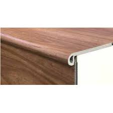 The vinyl stair nosing or bull nosing 70 is the perfect hard wearing safety measure for indoor steps. Aspire Matching Stair Nosing 1800mm Get Floors
