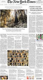 Founded in 1851, the times has since won 130 pulitzer prizes. The New York Times In Print For Friday Dec 11 2020 The New York Times