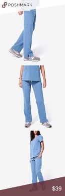 Nwt Figs Kade Cargo Ceil Blue Scrubs Pants Scrub Pants Blue Scrubs Ceil Blue Scrubs