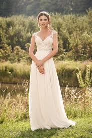 Discount high neck beach wedding. Empire Bridal Dresses Lillian West