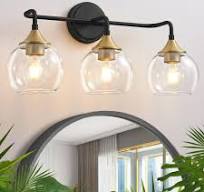 Gednbo Bathroom Light Fixtures 3 Light Bathroom Vanity Light ...
