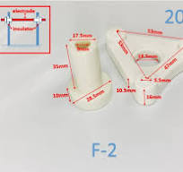 FASOLI Keramische Anschlüsse Hochfrequenz-elektrischer  Porzellan-Keramik-Isolator 8 kV 10 kV 15 kV 20 kV  Hochspannungs-Porzellan-Isolator ...