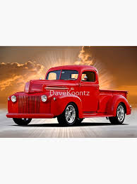 Image result for Red 1947 Truck
