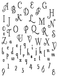 Looking for fancy cursive fonts? Fancy Letters Clear Stamps 1244144 Png Images Pngio