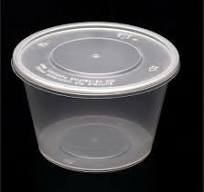 550ml Disposable Plastic Bowls with Cover Environmental ...